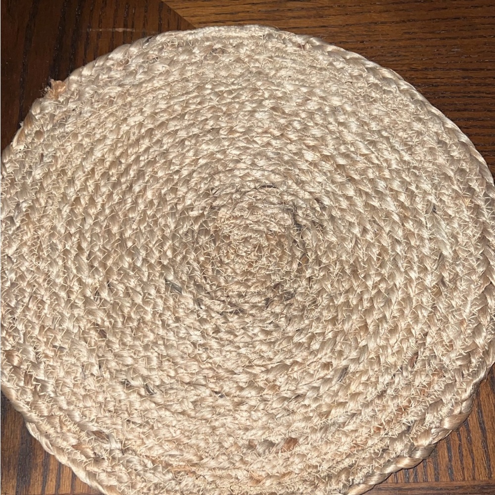Round Woven Jute Placemat